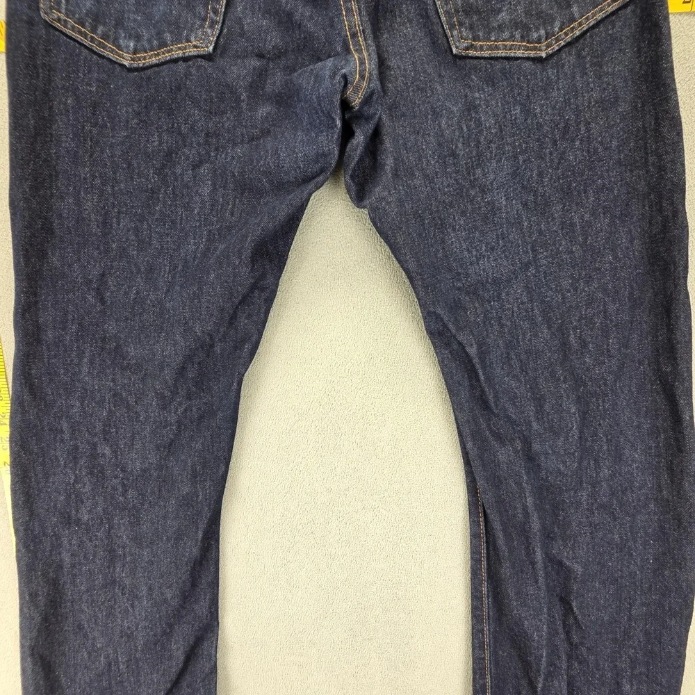 Levis 517 Jeans Mens 32x34 Blue Dark Wash Bootcut Zip Fly Regular Fit Denim